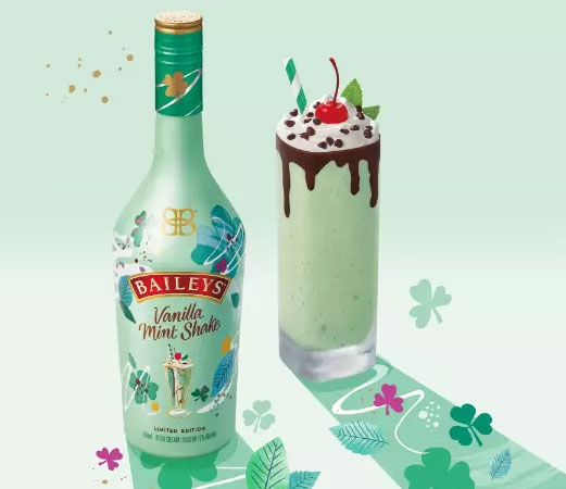 Bailey's Vanilla Mint Shake Recipe